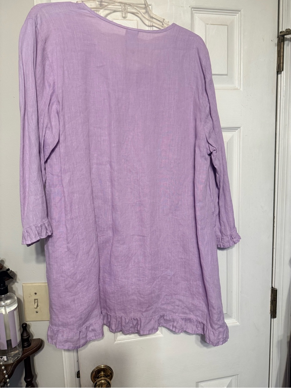 Lilac Ruffle-Hem Women's Tunic - Brand: